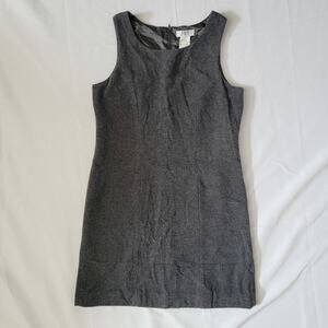 J.R.T Wool Blend Gray Mini Shift Dress Size 10